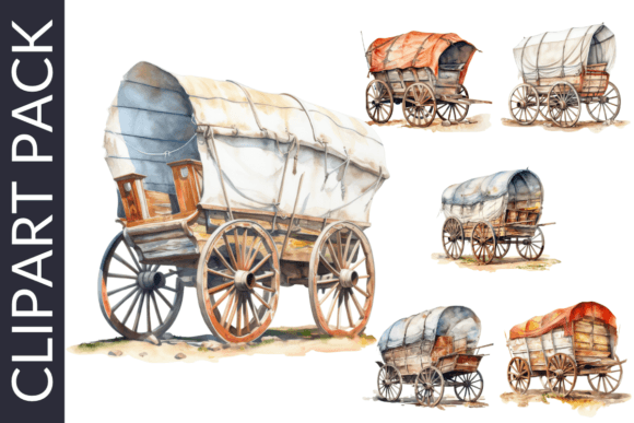 Covered Wagon Watercolor Western Clipart: A Designer’s Real-World Review