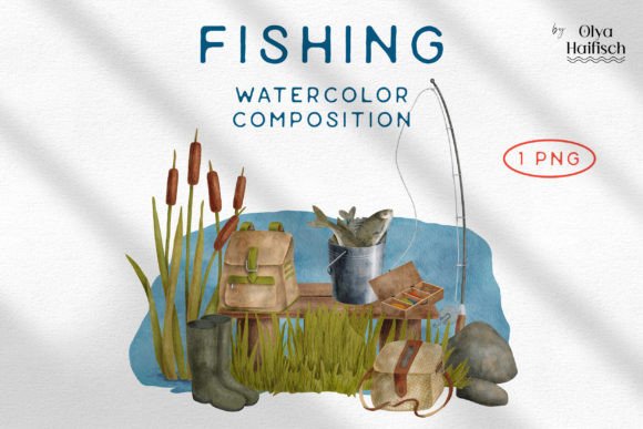 Evaluating Watercolor Fishing Scene Illustrations for Local Branding