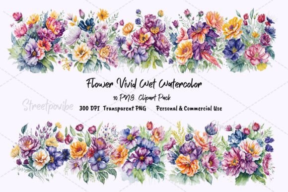 Floral Watercolor Illustrations for Local Brand Packaging & Business Branding