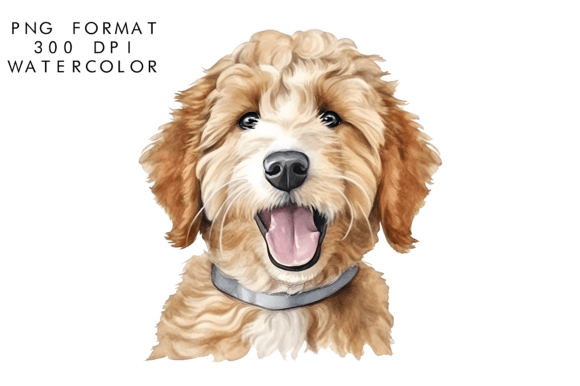 h1Watercolor Goldendoodle Dog Illustrations for Branding and Creative Design Projects/h1