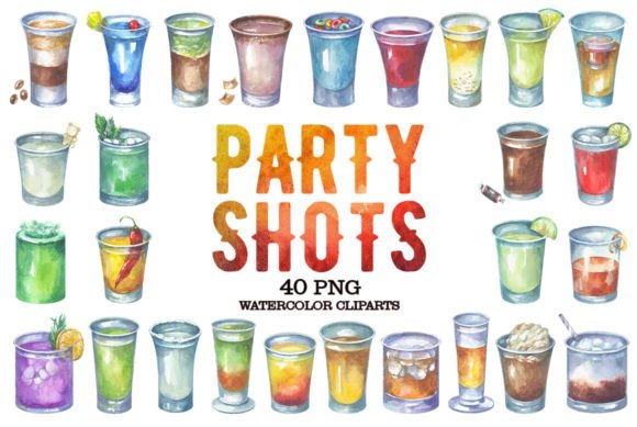 Party Shots Watercolor Clipart: A Designer’s Real-World Review for Brand & Marketing Use
