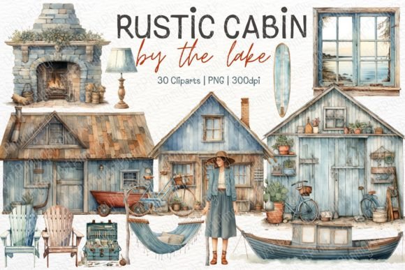 Rustic Cabin Illustrations: Sublimation Set Review