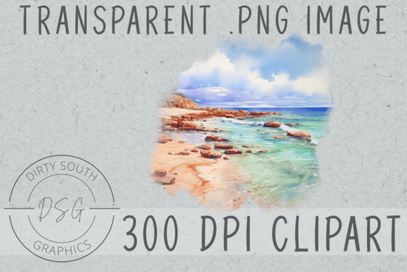 Watercolor Beach Ocean Scene Review for Real Embroidery Projects