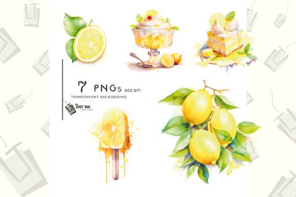 Watercolor Lemon Clipart Sublimation Pod Review